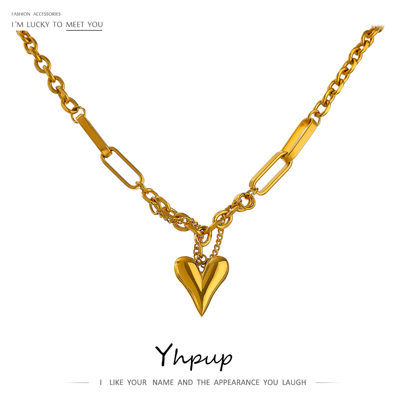 Birth Flower Necklace - Yhpup romântico coração pingente colar para