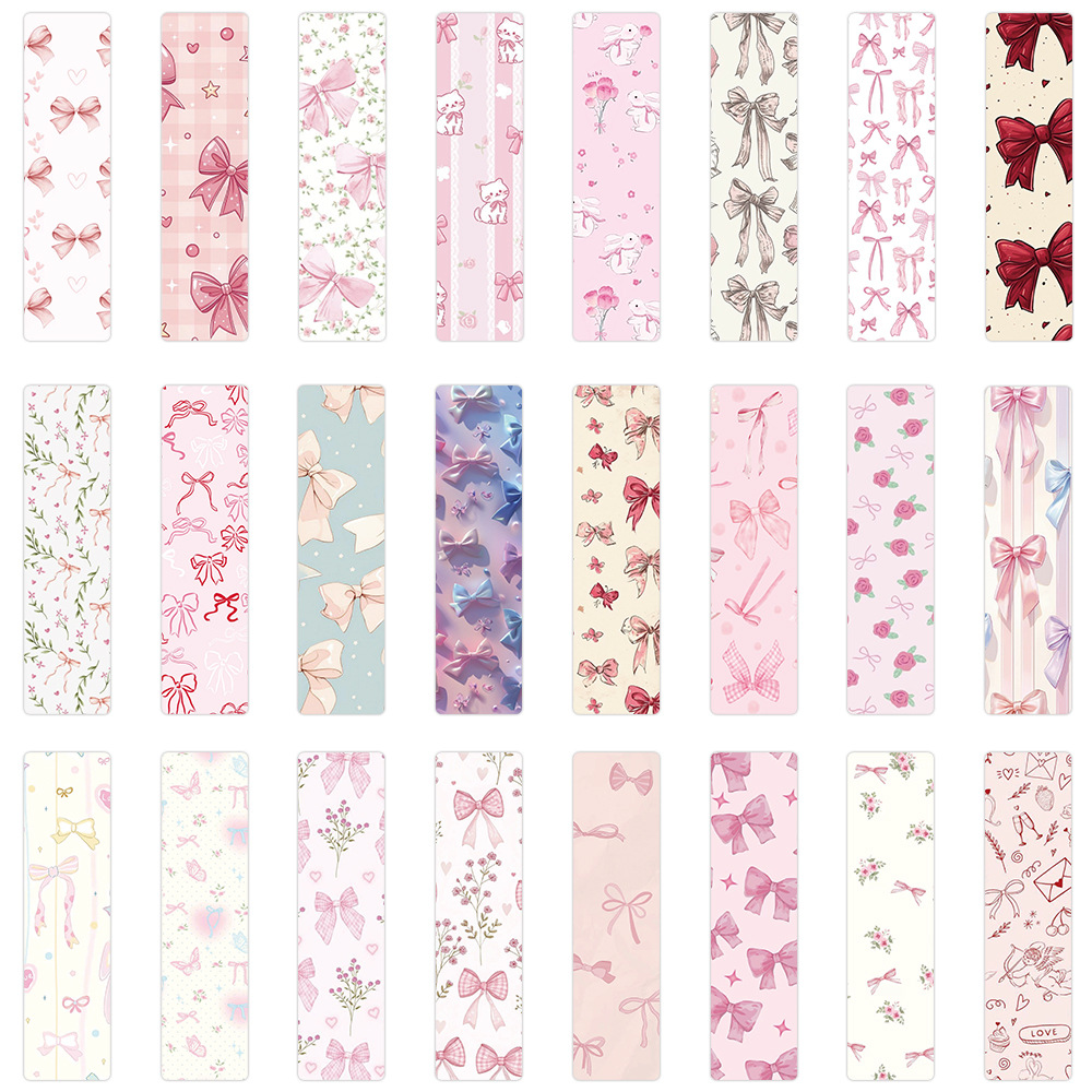 Dried Flower Bookmark - Conjunto de 24 Marcadores de Página