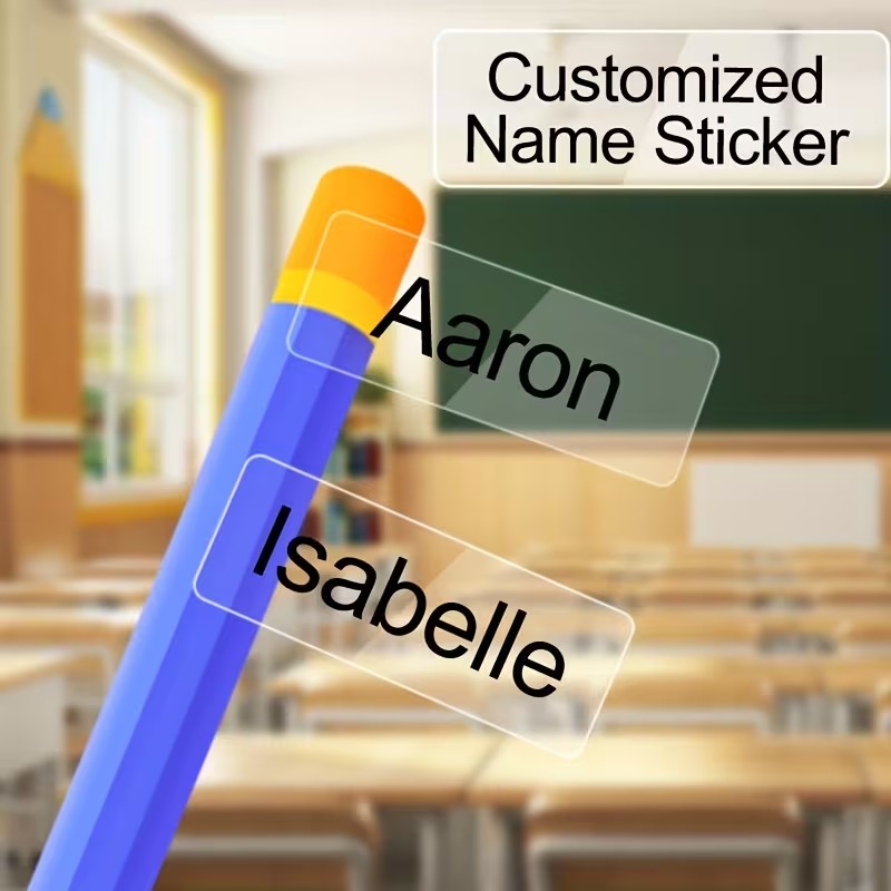 Personalized Name Box - Etiquetas personalizadas com nome, texto ou