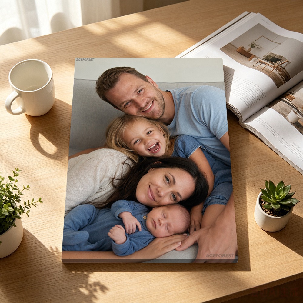 Engraved Wood Frame - Quadro de Parede Personalizado em Canvas