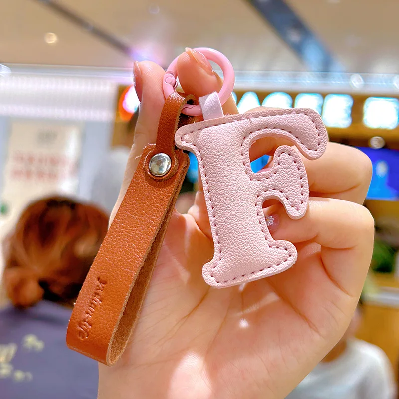A a Z Leather Inicial Letra Ch - Monogram Keychain Leather avaliação e preço