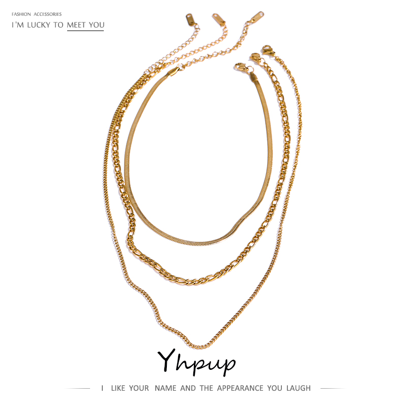 Yhpup colar em camadas de corr - Birth Flower Necklace avaliação e preço