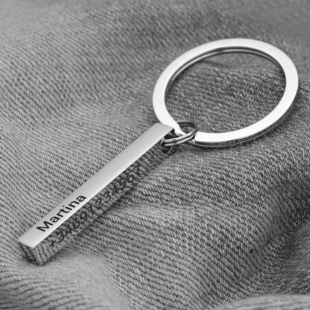 Chaveiros personalizados de aç - Initial Ring Custom avaliação e preço