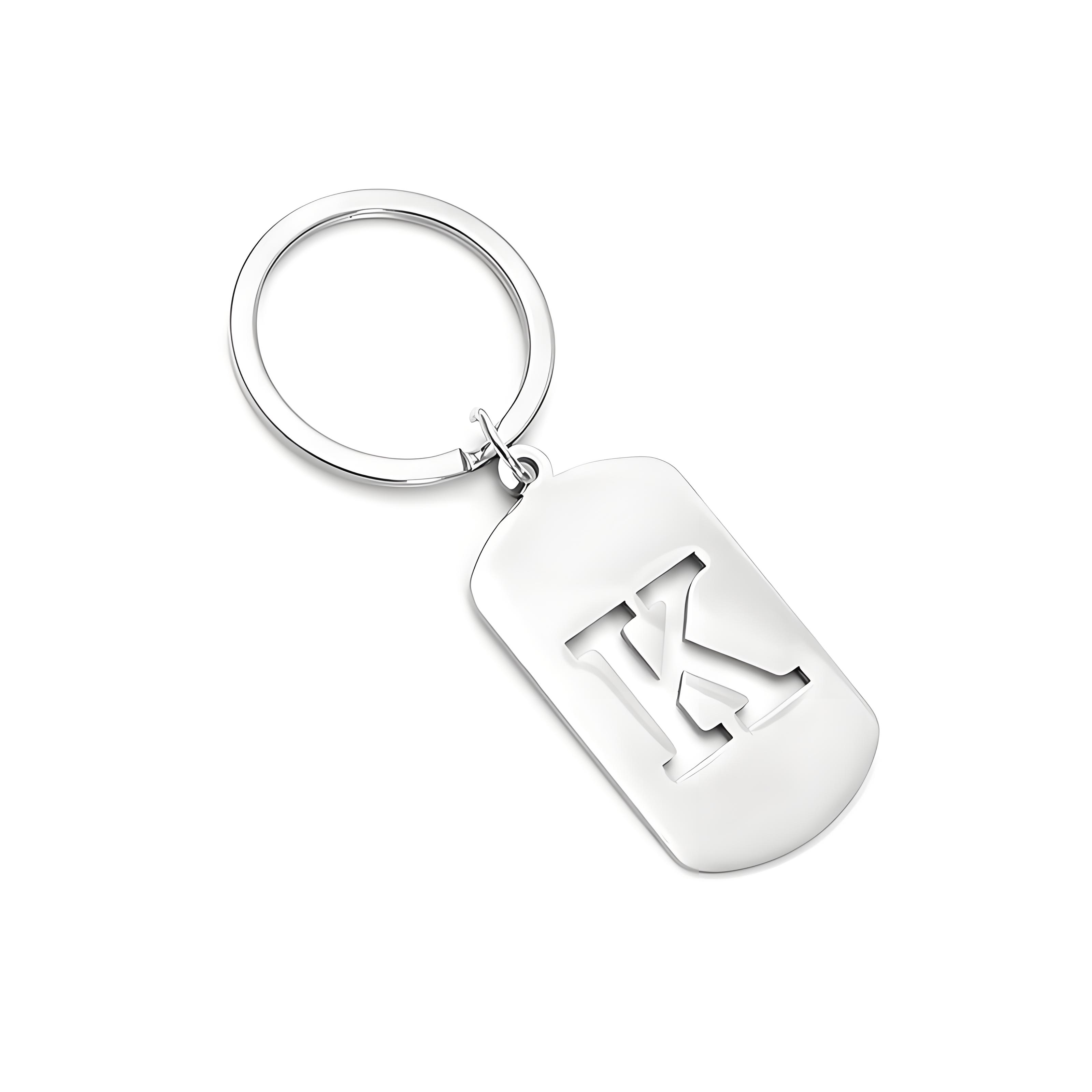 Chaveiro com letra inicial per - Initial Ring Custom avaliação e preço