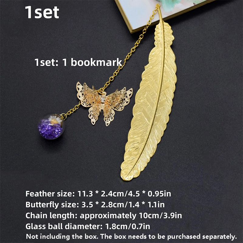 Marcador de Página de Metal Es - Dried Flower Bookmark avaliação e preço
