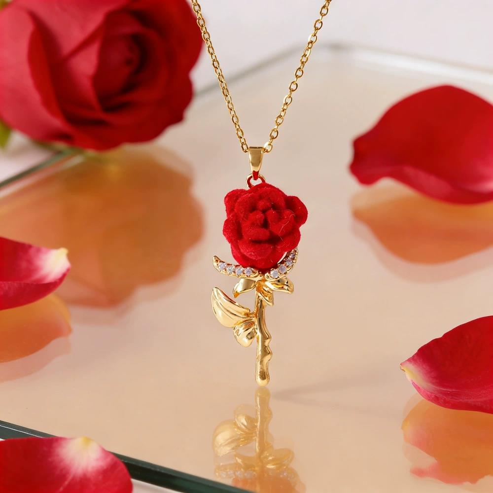Colar Feminino de Rosas com Pi - Birth Flower Necklace avaliação e preço