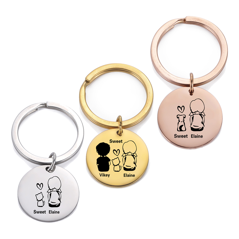 Chaveiro Personalizado Familia - Initial Ring Custom avaliação e preço