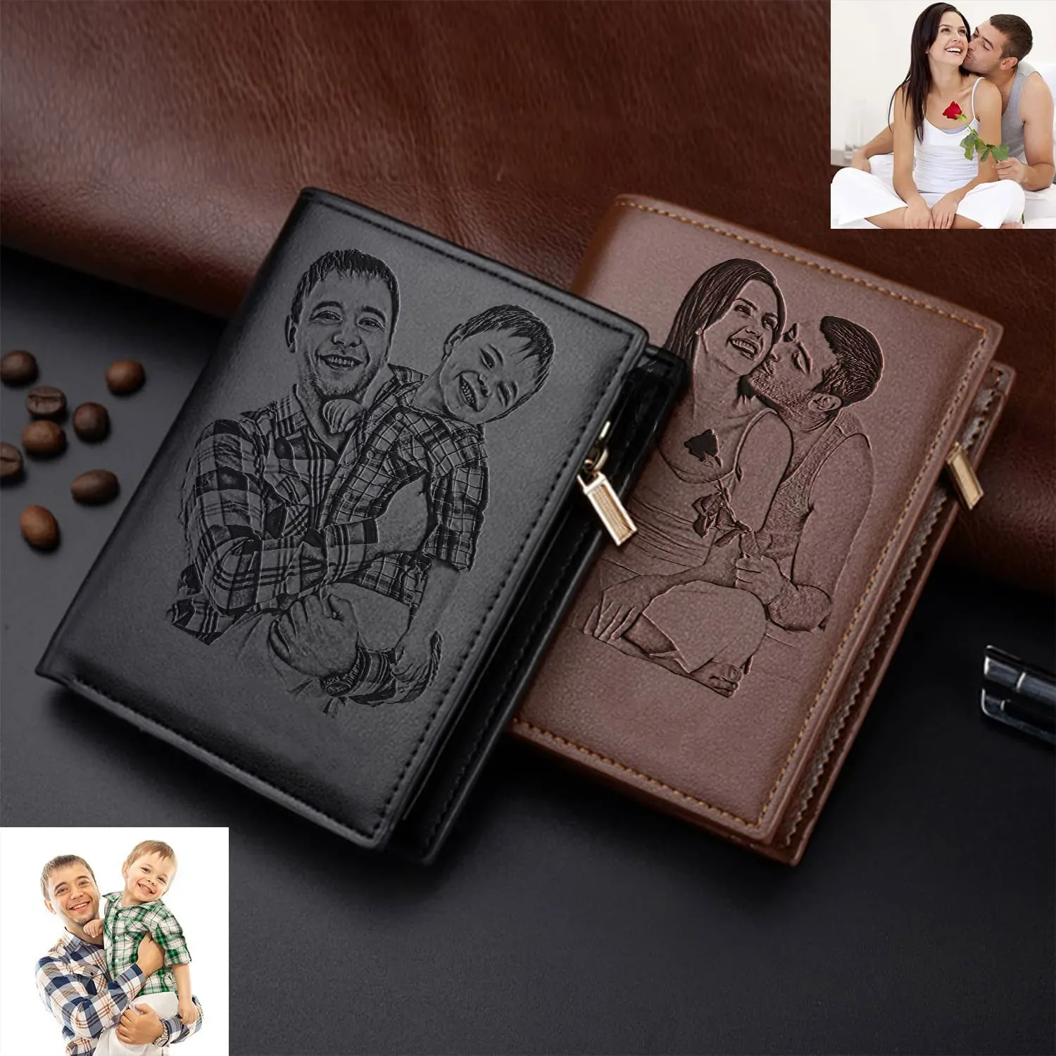 Carteira fotográfica masculina - Personalized Name Box avaliação e preço