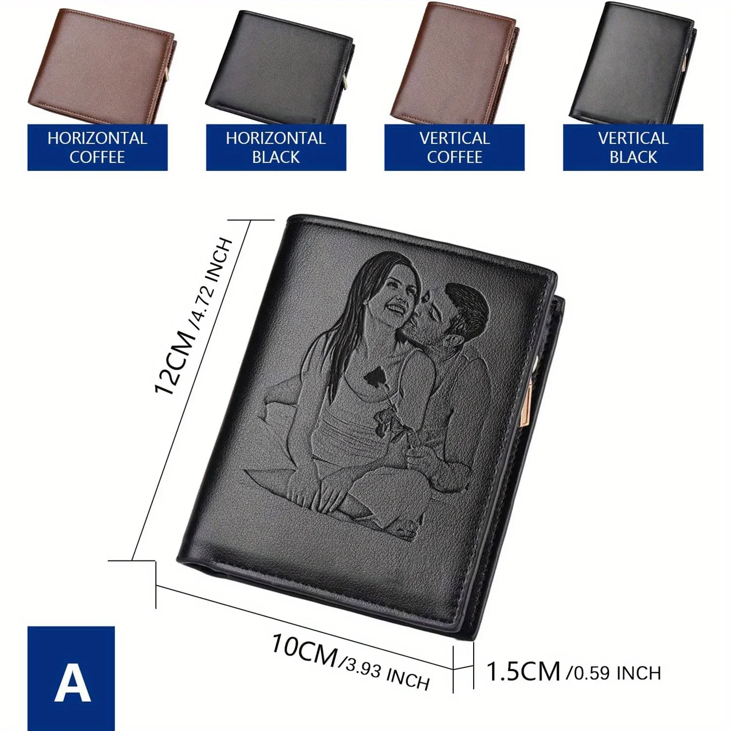 Carteira fotográfica masculina - Personalized Name Box avaliação e preço