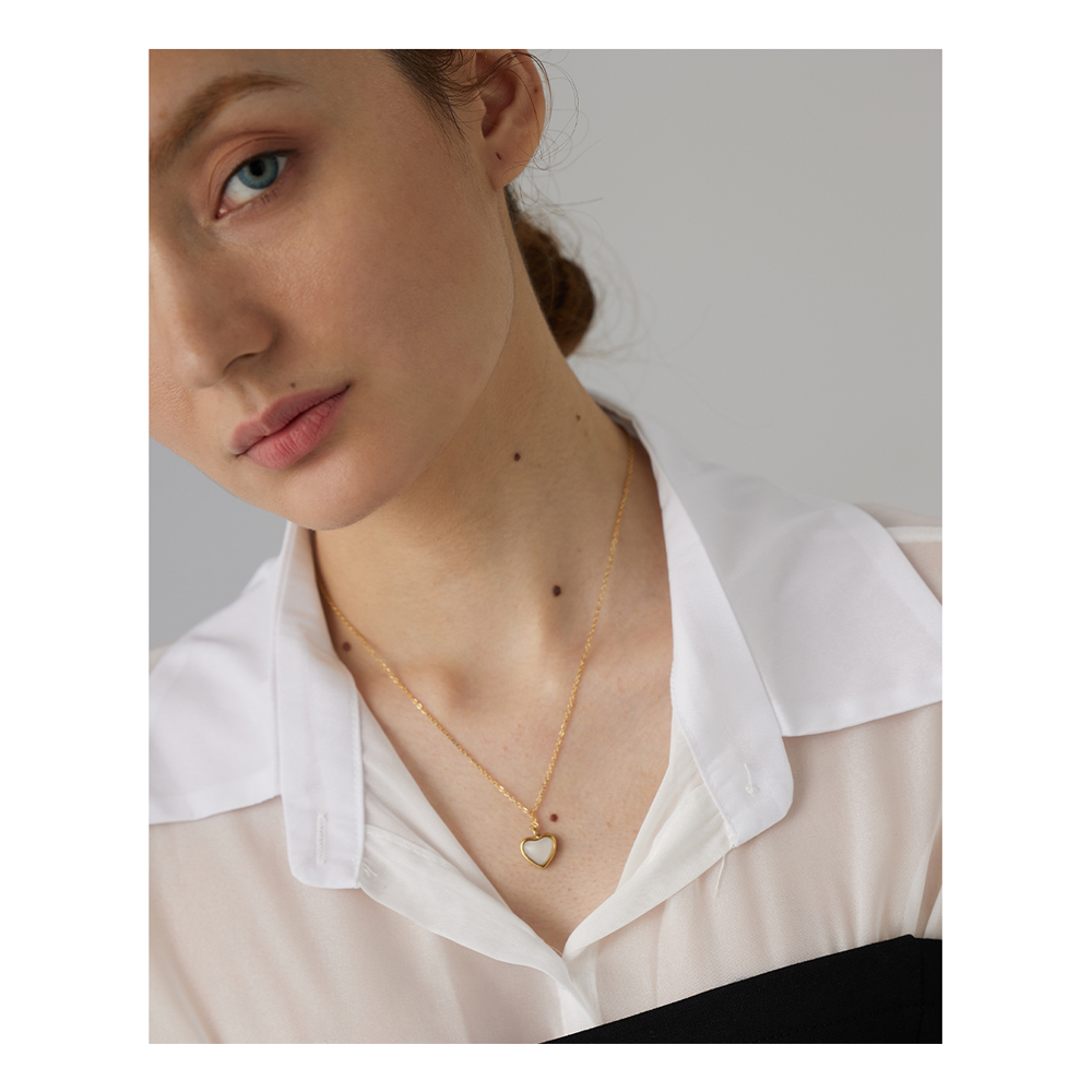 Yhpup Coração Pingente Colar d - Birth Flower Necklace avaliação e preço