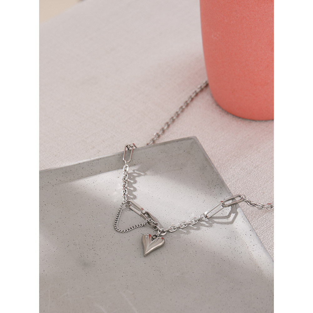 Yhpup romântico coração pingen - Birth Flower Necklace avaliação e preço