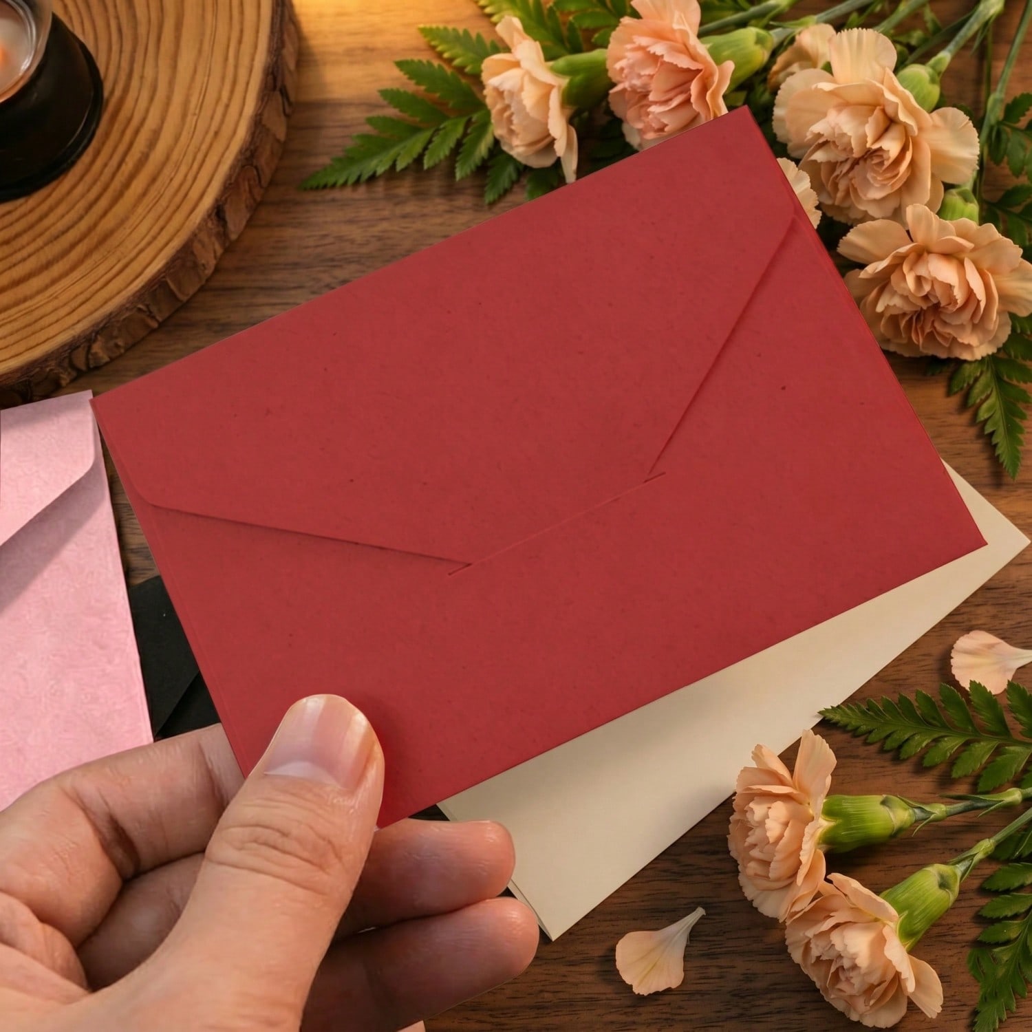 20/50/pcs envelopes kraft para - Wax Seal Letter Kit avaliação e preço