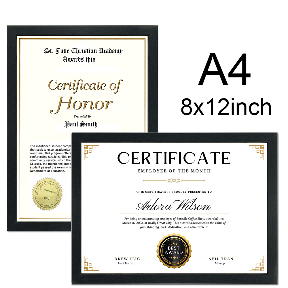 1/2/3 pçs moldura de madeira a - Engraved Wood Frame avaliação e preço