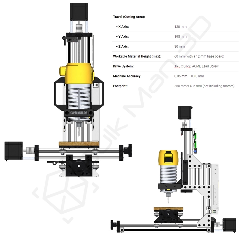 Kit mecânico CNC de 3 eixos Op - Engraved Wood Frame avaliação e preço