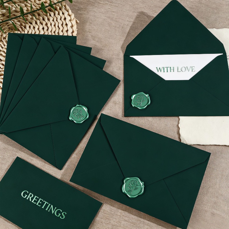 Envelope Verde de Textura Espe - Wax Seal Letter Kit avaliação e preço