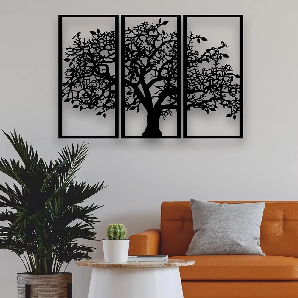 Decoração de Parede em Metal Á - Family Tree Print avaliação e preço