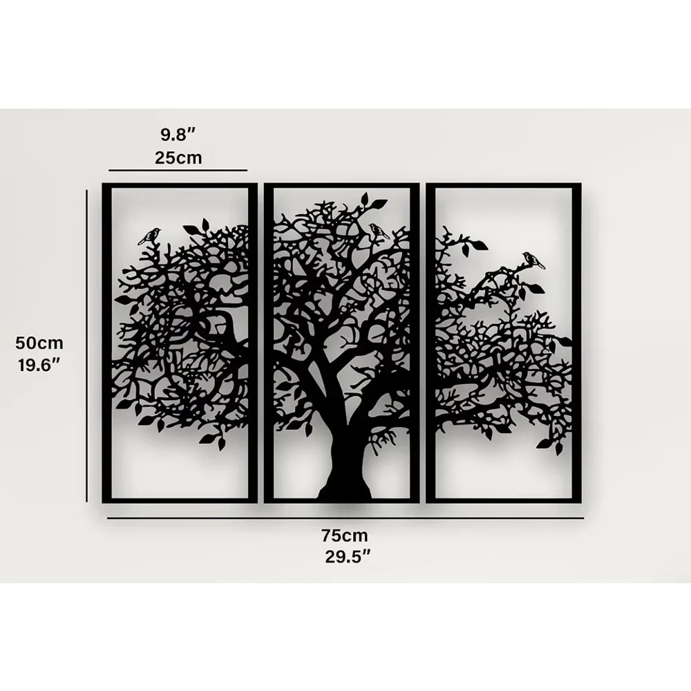 Decoração de Parede em Metal Á - Family Tree Print avaliação e preço